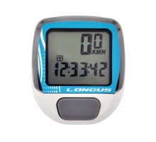 Велокомпьютер Longus BT-3 10 функций голубой