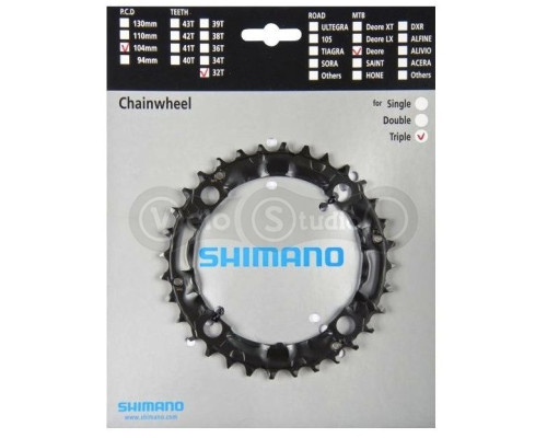Зірка шатунів Shimano Alivio FC-M480 32 зуб., 8-9 швидкостей