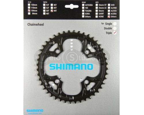 Зірка шатунів Shimano FC-M448/442 44 зуб., 9 швидкостей