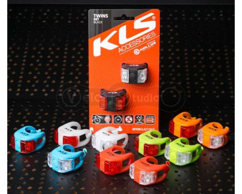 Мигалки KLS Twins набір зелені