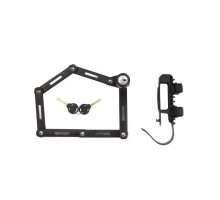 Замок Green Cycle складний із сталевих пластин, довжина 69 см із кріпленням