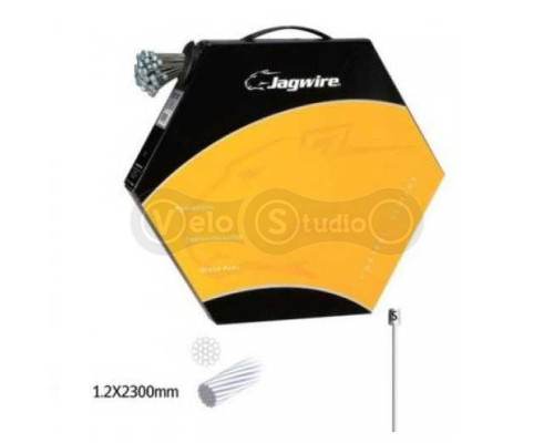 Трос для переключателя JAGWIRE Basics BWC1012 нержавейка шлифованный 1.2x2300 мм