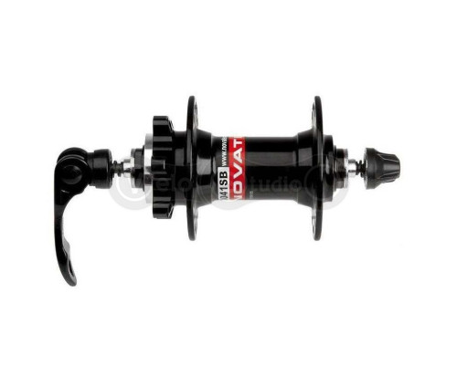 Втулка передня Novatec D041SB чорна