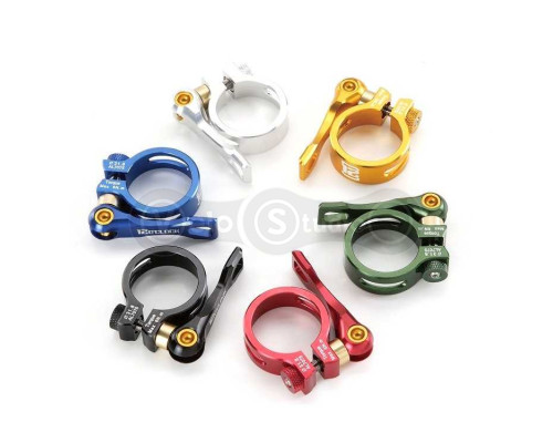 Хомут подседельный 12oclock 31,8 мм с зажимом черный