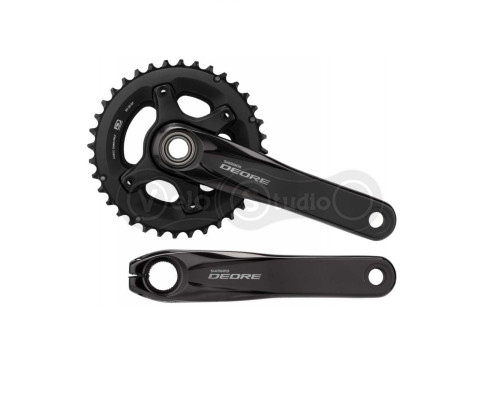 Шатуны Shimano FC-M6000-2 DEORE, Hollowtech II 175 мм 38x28