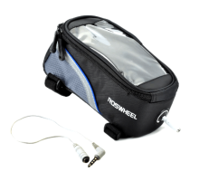 Сумка на раму Roswheel для смартфона 5,5 дюйма черно-синяя