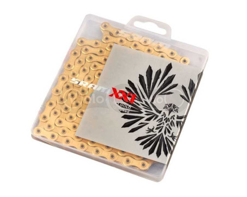 Цепь Sram PC XX1 EAGLE GOLD 12 скоростей