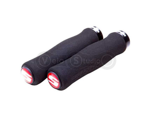 Грипсы SRAM LOCKING Contour Foam чёрные с чёрным замком