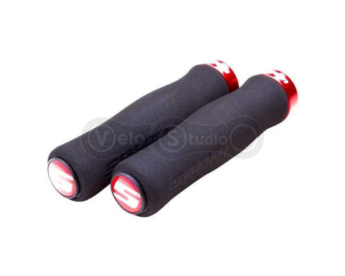 Грипси SRAM LOCKING Contour Foam чорні з червоним замком