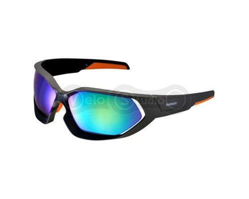 Очки Shimano S51-X черно - оранжевые со сменными линзами