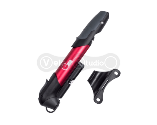 Насос Green Cycle GCP-961A алюминиевый с манометром красный