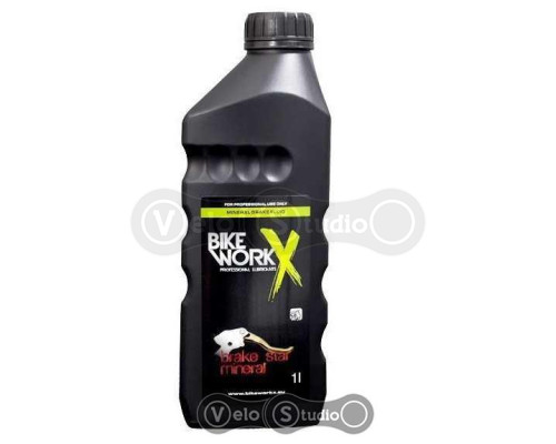 Тормозная жидкость BikeWorkX минеральная 1000 мл