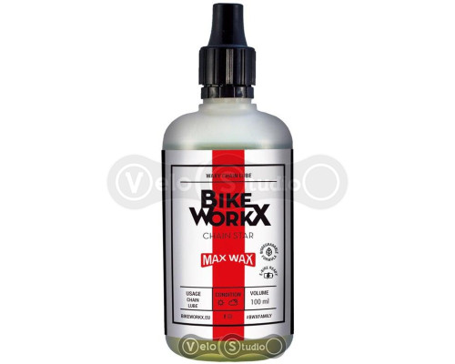 Смазка цепи BIKEWORKX Chain Star Max Wax 100 мл парафиновая