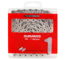 Цепь Sram PC 1 Nickel Single Speed односкоростная