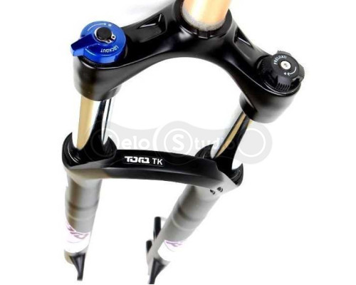 Вилка Rock Shox Tora TK 29 Medium чорна, пружина червона 72–81 кг