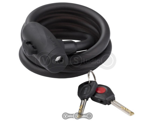 Вело замок KLS Recoil 12x1500 с креплением и подсветкой