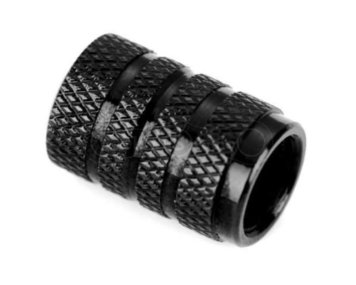 Ковпачок алюмінієвий на ніпель Schrader чорний