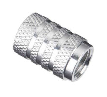 Ковпачок алюмінієвий на ніпель Schrader хром