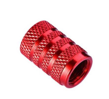 Ковпачок алюмінієвий на ніпель Schrader червоний