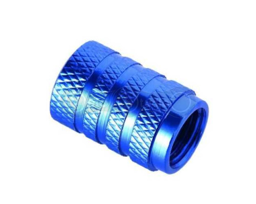 Ковпачок алюмінієвий на ніпель Schrader синій