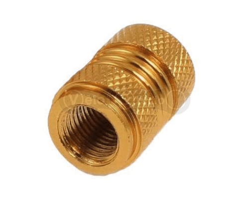 Ковпачок алюмінієвий на ніпель Schrader жовтий