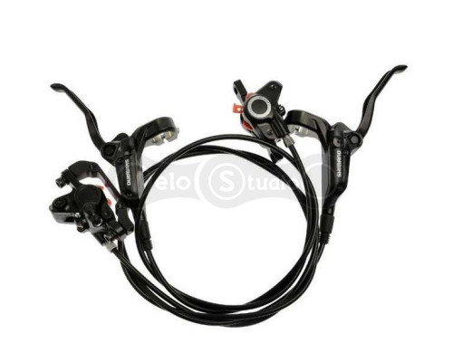 Комплект гальм Shimano BL-M396+BR-M396 (перед+зад) чорний