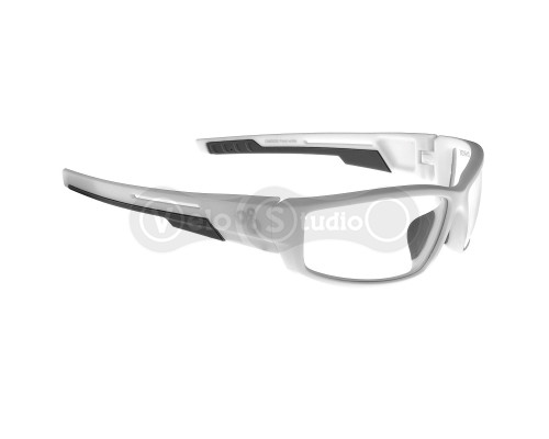 Окуляри Onride Point білі матові UV400 прозорі лінзи