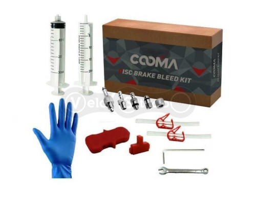 Набір COOMA для прокачування гальм Shimano, TEKTRO та Magura