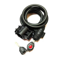 Замок KLS Coil 10x1800 мм ключ з підсвічуванням