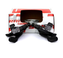 Манетки Sram X3 3x7 скоростей комплект (левая и правая)