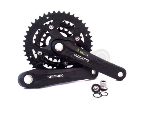 Шатуни Shimano FC-T4010 Alivio, OCTALINK 175 мм, 44x32x22, чорні