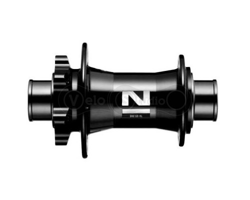 Втулка передняя Novatec DH61SB под 20 мм ось 32 спицы чёрная