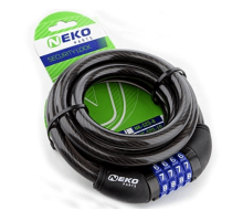 Замок кодовый NEKO-523-12 спираль 12x1800 мм