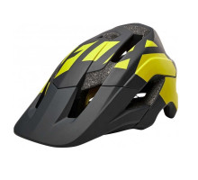 Шолом Fox Metah Thresh чорний жовтий матовий