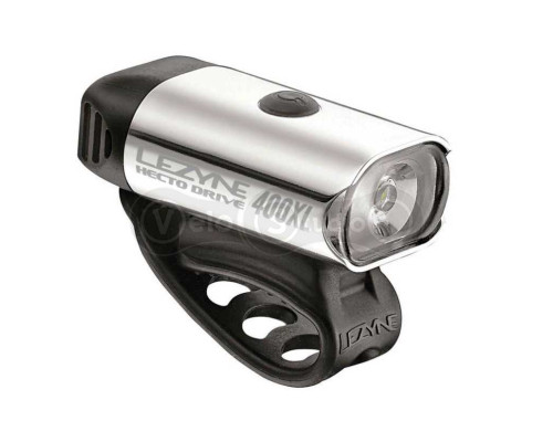 Фара Lezyne HECTO DRIVE 400XL USB 400 Lum хром