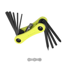 Мультитул KLS Stinger лайм 10 функций