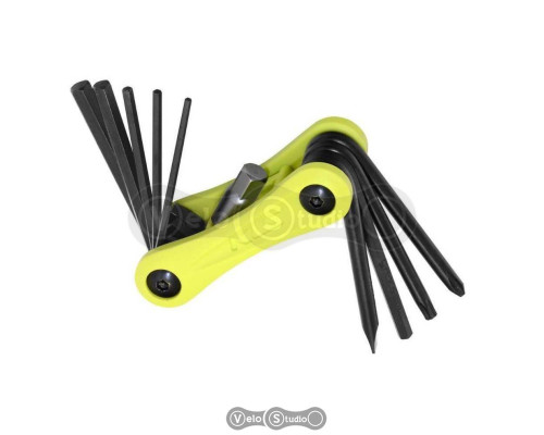 Мультитул KLS Stinger лайм 10 функций