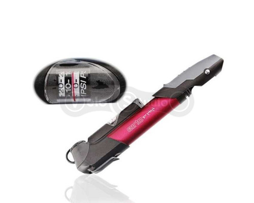 Насос Giyo GP-961A алюминиевый красный с манометром