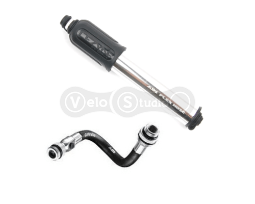 Ручний насос Lezyne HV Drive 90 psi - S 170 мм сріблястий