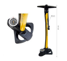 Насос напольный Giyo GF-38P жёлтый стальной с манометром