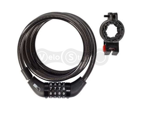 Замок Green Cycle 12x1500 кодовый с креплением