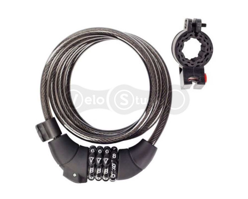 Замок Green Cycle 10x1500 кодовый с подсветкой и креплением