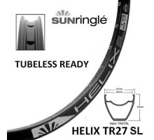 Обід Sun Ringle Helix TR 27 SL 27,5 дюймів 32 спиці