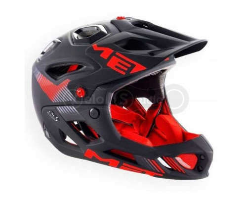 Вело шлем MET Parachute Black Red M (54-58 см)