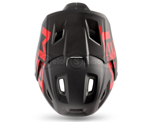 Вело шлем MET Parachute Black Red M (54-58 см)