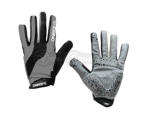 Рукавички ONRIDE Long чорно-сірі розмір XS