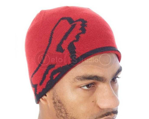 Шапка FOX Streamliner Beanie Cranberry - акрил (двухсторонняя)