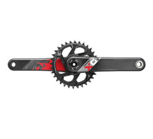 Шатуны Sram X01 EAGLE DUB 175 RED DM 32T карбон