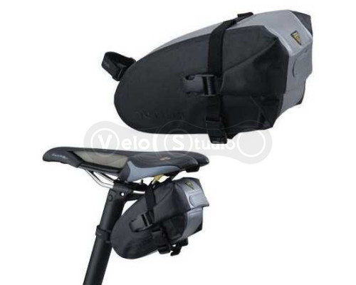 Сумка під сідло Topeak Wedge DryBag Medium чорно-сіра