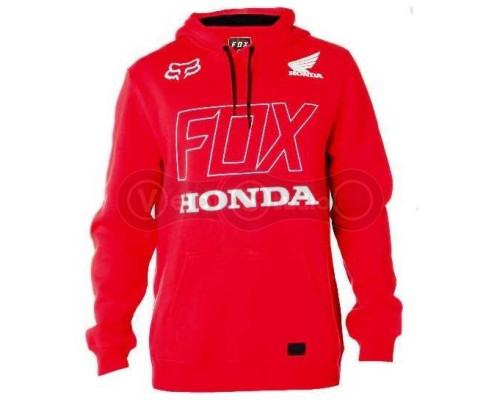 Толстовка FOX HONDA PULLOVER FLEECE красная